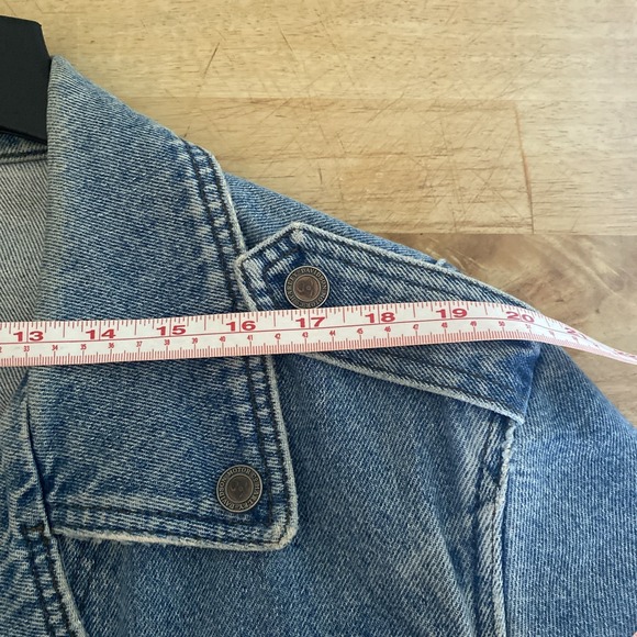 Vtg 80s Harley Davidson BIKER BLUES Denim Jean Jacket L Belt USA Logo Patch - Picture 15 of 16